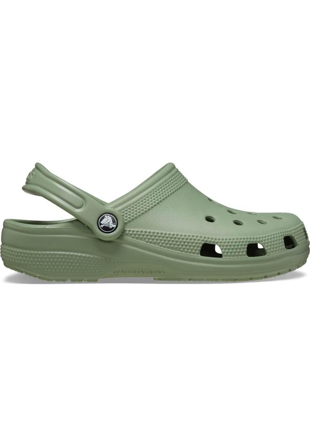 Crocs Clásico Zueco. Okazja: na co dzień. Kolor: zielony. Materiał: materiał, syntetyk. Styl: casual