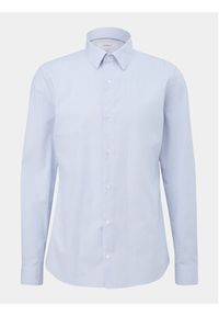 s.Oliver Koszula 2132556 Błękitny Slim Fit. Kolor: niebieski. Materiał: bawełna #4