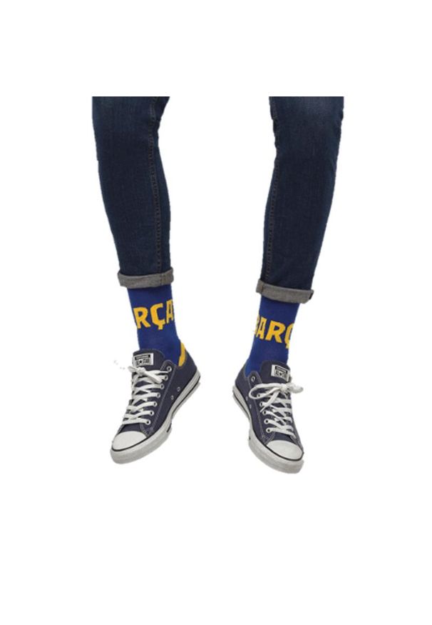 Real Madrid - Skarpetki unisex Barcelona premium jedwabne. Kolor: wielokolorowy. Materiał: jedwab. Sport: piłka nożna