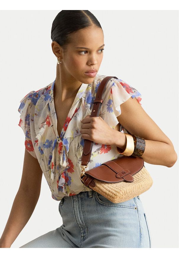 Lauren Ralph Lauren - LAUREN RALPH LAUREN Torebka 431P10158001 Brązowy. Kolor: brązowy