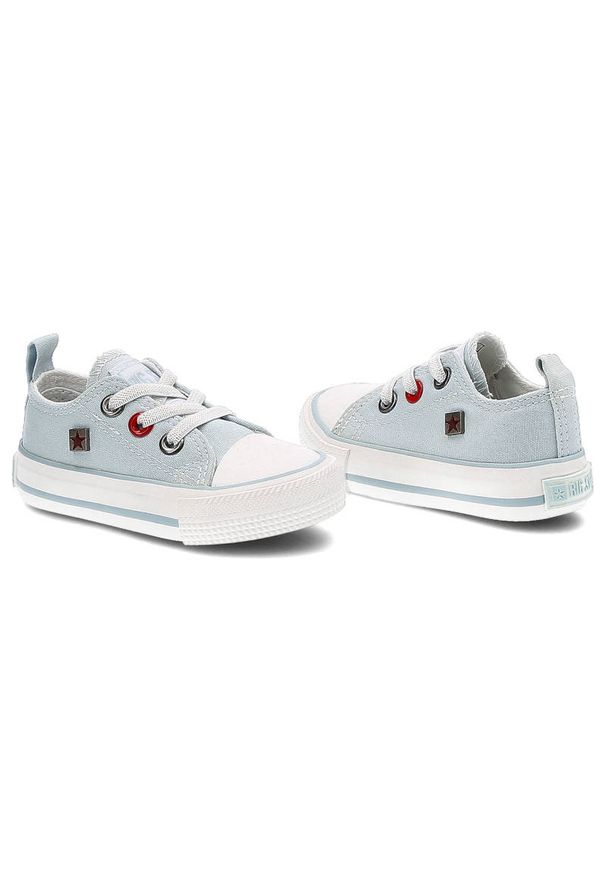 Big-Star - Niebieskie Trampki Big Star Dziecięce Buty Wsuwane. Zapięcie: bez zapięcia. Kolor: niebieski. Materiał: guma, materiał. Szerokość cholewki: normalna. Styl: młodzieżowy