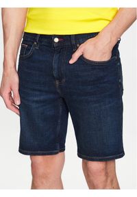 TOMMY HILFIGER - Tommy Hilfiger Szorty jeansowe Brooklyn MW0MW31090 Granatowy Regular Fit. Kolor: niebieski. Materiał: bawełna #1