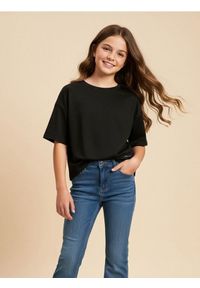 Sinsay - Koszulka sportowa Active - czarny. Kolor: czarny. Styl: sportowy