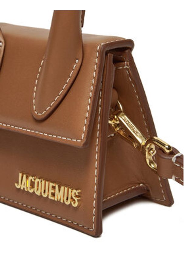 JACQUEMUS Torebka Le Chiquito 22H213BA001-3072 Brązowy. Kolor: brązowy. Materiał: skórzane
