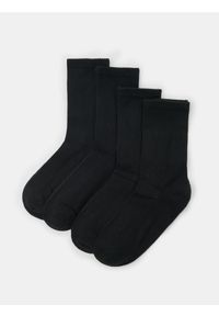Sinsay - Skarpetki 4 pack - czarny. Kolor: czarny #1
