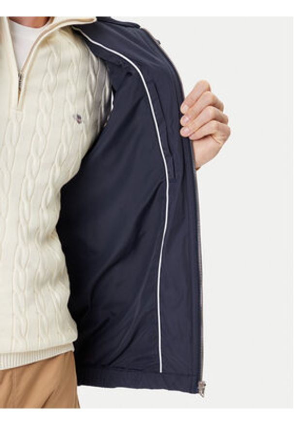 GANT - Gant Kamizelka 7006341 Granatowy Regular Fit. Kolor: niebieski. Materiał: syntetyk