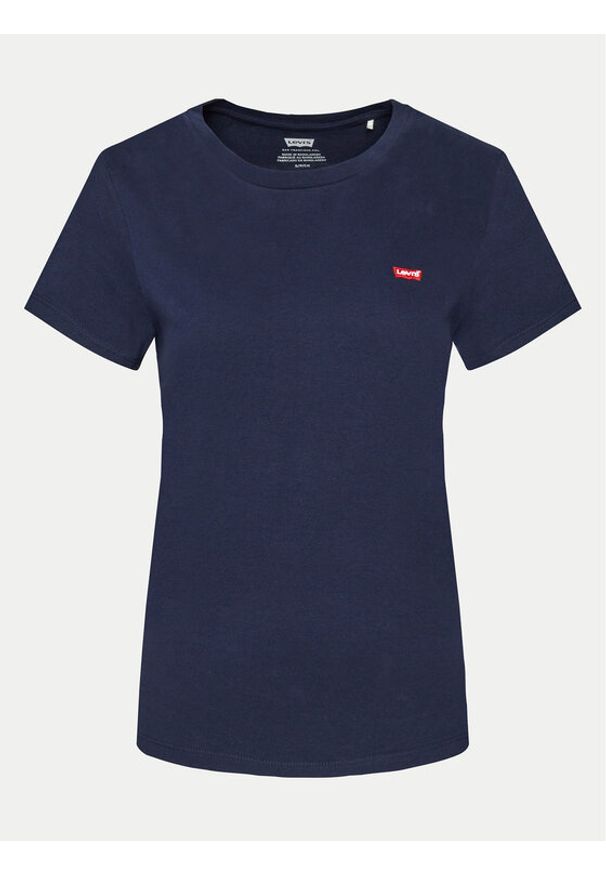Levi's® T-Shirt Perfect 39185-0348 Niebieski Regular Fit. Kolor: niebieski. Materiał: bawełna