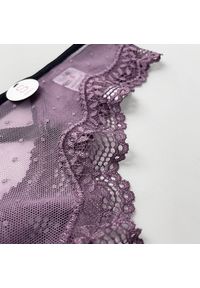 Intica - Stringi koronkowe z ozdobnymi paskami na specjalne okazje Aliana. Kolor: beżowy. Materiał: koronka. Wzór: koronka #3