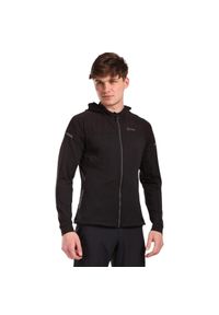 Bluza z kapturem Kilpi Memphis. Typ kołnierza: kaptur. Kolor: czarny. Materiał: nylon. Sport: turystyka piesza #1
