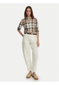 Barbour Koszula Bredon LSH1353BR37 Beżowy Regular Fit. Kolor: beżowy. Materiał: bawełna #4