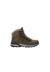 Buty trekkingowe damskie Jack Wolfskin Refugio Prime Texapore Mid. Kolor: brązowy