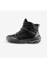 SIMOND - Buty trekkingowe męskie MT100 skóra. Kolor: czarny, szary, wielokolorowy. Materiał: skóra. Szerokość cholewki: normalna. Sport: turystyka piesza