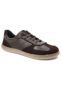 Brązowe Półbuty Wasak Skórzane Damskie Barefoot Wasak. Okazja: na spacer, na co dzień. Kolor: brązowy. Materiał: skóra. Styl: klasyczny, casual, elegancki