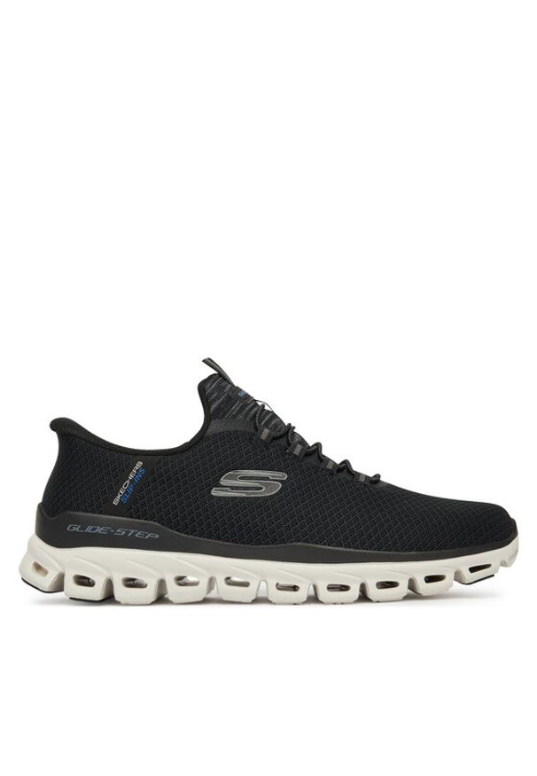 skechers - Skechers Sneakersy Glide-Step-Noxus 233010/BLK Czarny. Kolor: czarny. Materiał: materiał
