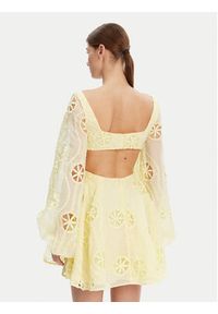 BARDOT - Bardot Sukienka koktajlowa 59858DB Żółty Regular Fit. Kolor: żółty. Materiał: syntetyk. Styl: wizytowy #5