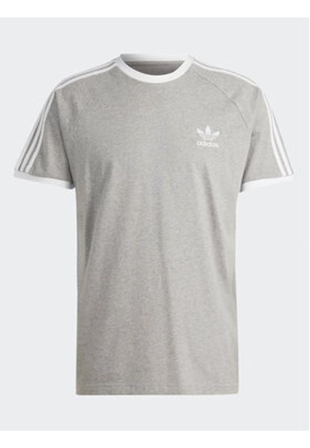 Adidas - adidas T-Shirt Adicolor Classics 3-Stripes T-Shirt IA4848 Szary Slim Fit. Kolor: szary. Materiał: bawełna