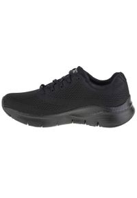 skechers - Buty do chodzenia damskie Skechers Arch Fit Big Appeal. Zapięcie: sznurówki. Kolor: czarny. Materiał: materiał, syntetyk. Szerokość cholewki: normalna. Sport: turystyka piesza #2
