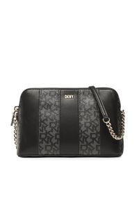 DKNY Torebka Bryant Dome Crossbody R23E4655 Czarny. Kolor: czarny. Materiał: skórzane