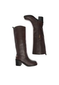 U.S. Polo Assn. Kozaki EO-SABINA002W/EY1 Brązowy. Kolor: brązowy. Materiał: materiał #6