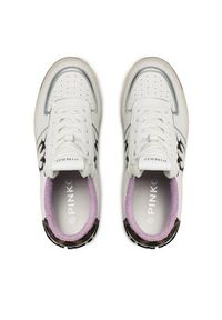 Pinko Sneakersy Bondy Sneaker PE23 BLKS1 100901 A0NY Biały. Kolor: biały. Materiał: skóra #4