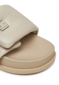 Armani Exchange Klapki XDP061 XV926 01819 Écru. Materiał: skóra #3