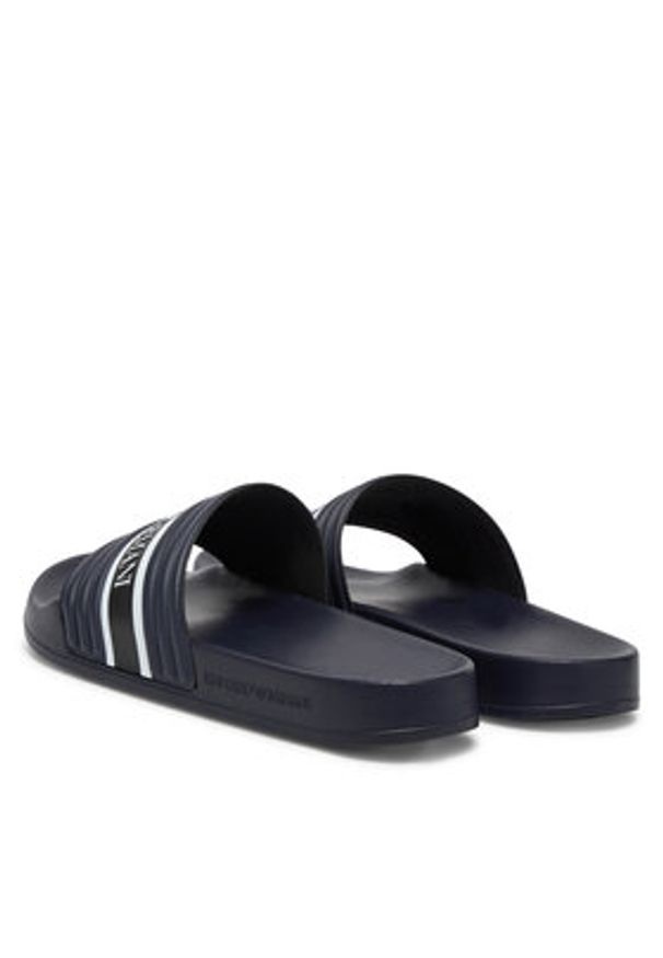 Emporio Armani Klapki XVPS14 XR277 U533 Granatowy. Kolor: niebieski