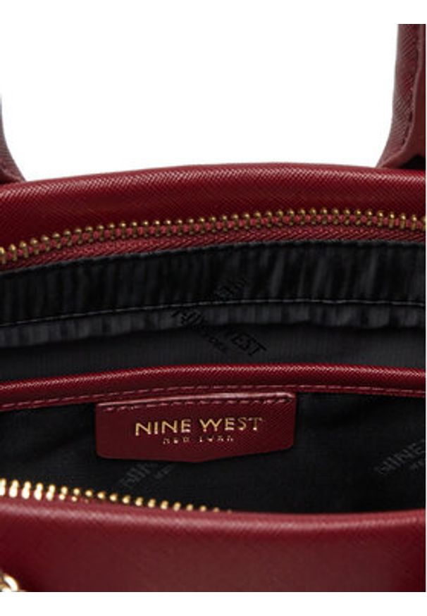 Nine West Torebka CEO-Chelsea-Charm-I-LX10187 Bordowy. Kolor: czerwony