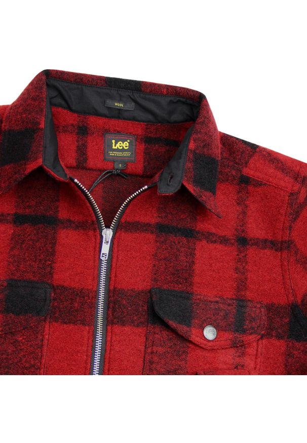 Lee - LEE Wool Zip Overshirt BRIGHT RED L67LVRKG 112116895