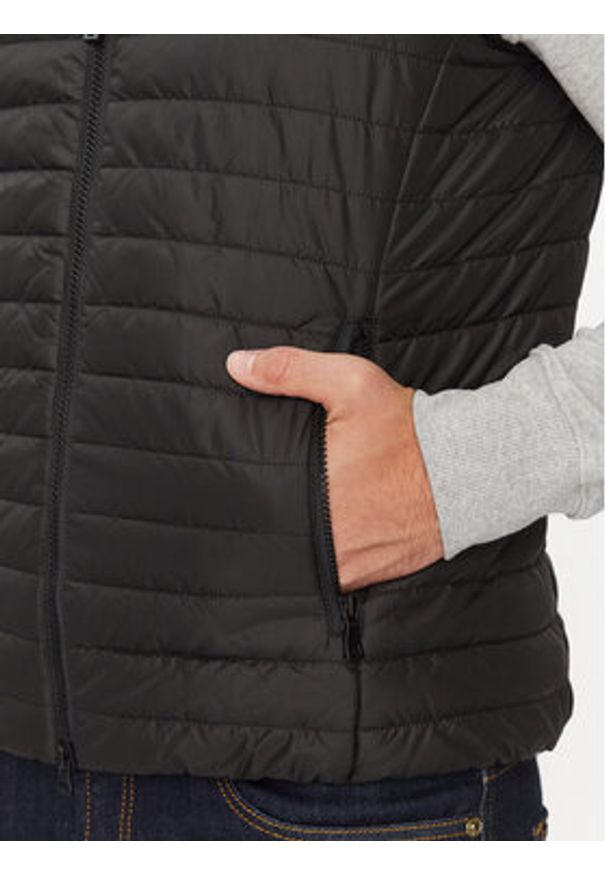 Geox Kamizelka Wilmer M3622G T3017F 9000 Czarny Regular Fit. Kolor: czarny. Materiał: syntetyk
