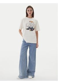 Levi's® T-Shirt Graphic Tabor 001MX-0007 Écru Regular Fit. Materiał: bawełna