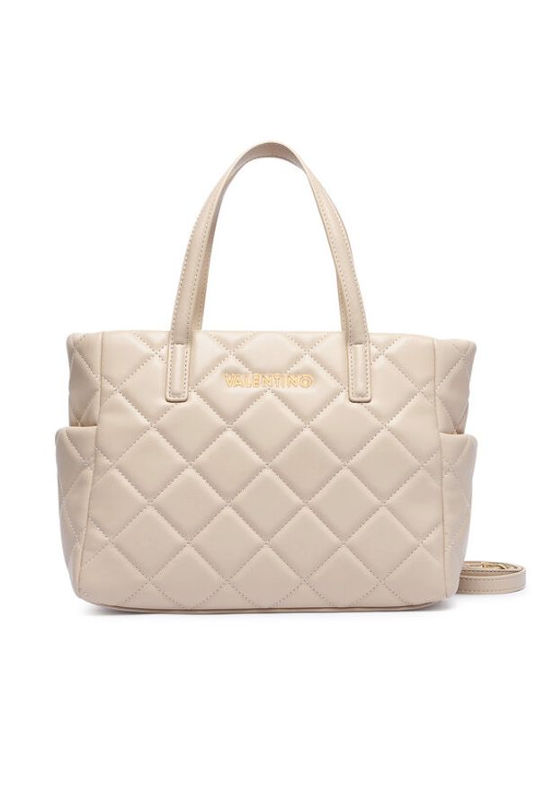 VALENTINO - Valentino Torebka Ocarina VBS3KK36R Écru. Kolor: kremowy. Materiał: skórzane