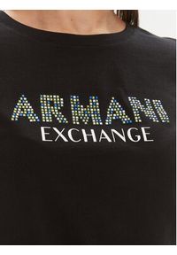 Armani Exchange T-Shirt 3DYT13 YJ8QZ 1200 Czarny Regular Fit. Kolor: czarny. Materiał: bawełna #2