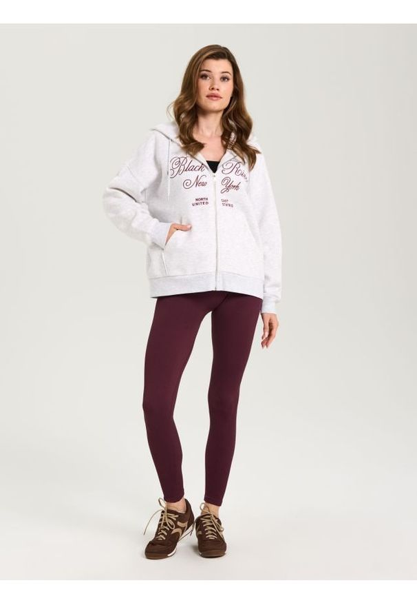 Sinsay - Bluza z napisem - Inny. Wzór: napisy