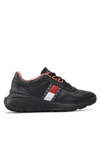 Tommy Jeans Sneakersy Retro Fashion Run EN0EN01977 Czarny. Kolor: czarny. Materiał: skóra. Sport: bieganie #2