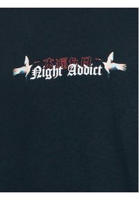 Night Addict T-Shirt MTS-NA574CRANES Czarny Relaxed Fit. Kolor: czarny. Materiał: bawełna #3