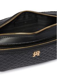 TOMMY HILFIGER - Tommy Hilfiger Torebka Th Daily Camera Bag Mono AW0AW18414 Czarny. Kolor: czarny. Materiał: skórzane #3