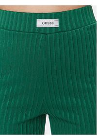 Guess Spodnie dresowe Anneka V4RB06 KC2U2 Zielony Flare Fit. Kolor: zielony. Materiał: dresówka, syntetyk #3