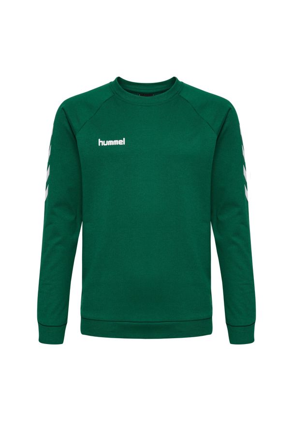 Bluza do piłki ręcznej dla dzieci Hummel hmlGO cotton. Kolor: zielony. Sport: piłka ręczna