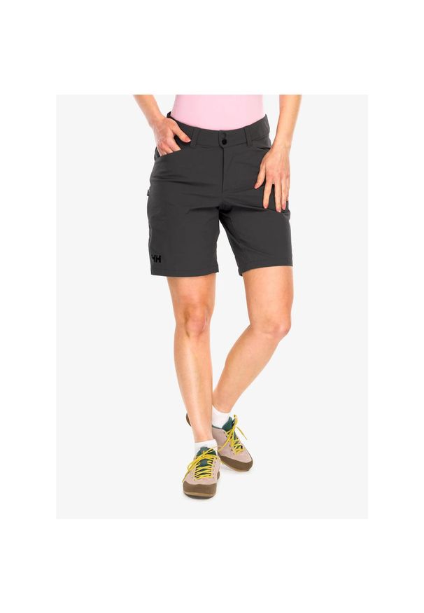 Spodenki damskie Helly Hansen W Brona Softshell Shorts. Kolor: czarny. Materiał: softshell