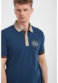 Aeronautica Militare - Polo męskie z haftem AERONAUTICA MILITARE. Typ kołnierza: polo. Wzór: haft #1