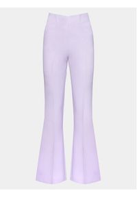 TwinSet - TWINSET Spodnie materiałowe 232TP2053 Fioletowy Regular Fit. Kolor: fioletowy. Materiał: syntetyk #3