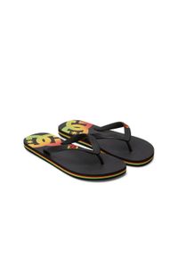 DC Shoes - Klapki dla Mężczyzn SPRAY Multicolore. Okazja: na plażę. Kolor: czarny. Materiał: syntetyk, materiał. Styl: sportowy #1