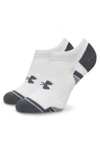 Under Armour Zestaw 3 par stopek unisex Performance Tech 1379526 Biały. Kolor: biały. Materiał: materiał, bawełna #3