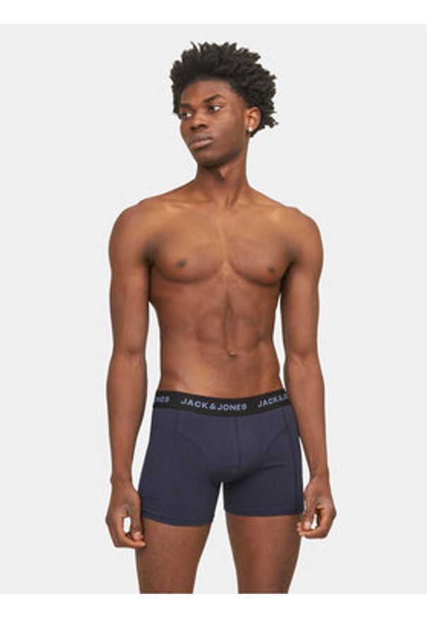 Jack & Jones - Jack&Jones Komplet 3 par bokserek 12246308 Kolorowy. Materiał: bawełna. Wzór: kolorowy