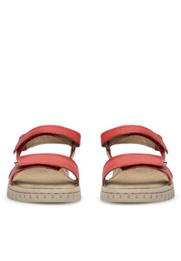 Go Soft Sandały WB-ULE-01 Czerwony. Kolor: czerwony. Materiał: skóra. Styl: street