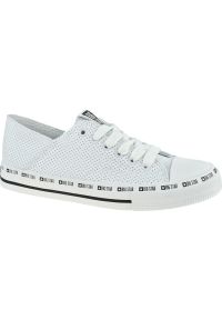Big-Star - Buty Trampki Big Star Shoes W FF274024 białe. Okazja: na co dzień. Zapięcie: sznurówki. Kolor: biały. Materiał: skóra, syntetyk, guma. Szerokość cholewki: normalna. Styl: casual