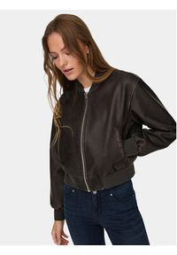 only - ONLY Kurtka z imitacji skóry Jane 15314240 Brązowy Loose Fit. Kolor: brązowy. Materiał: skóra #2