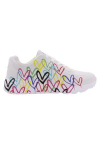 skechers - Buty na co dzień damskie SKECHERS UNO LITE SPREAD THE LOVE. Okazja: na co dzień. Kolor: wielokolorowy. Model: Skechers Sport. Sport: turystyka piesza
