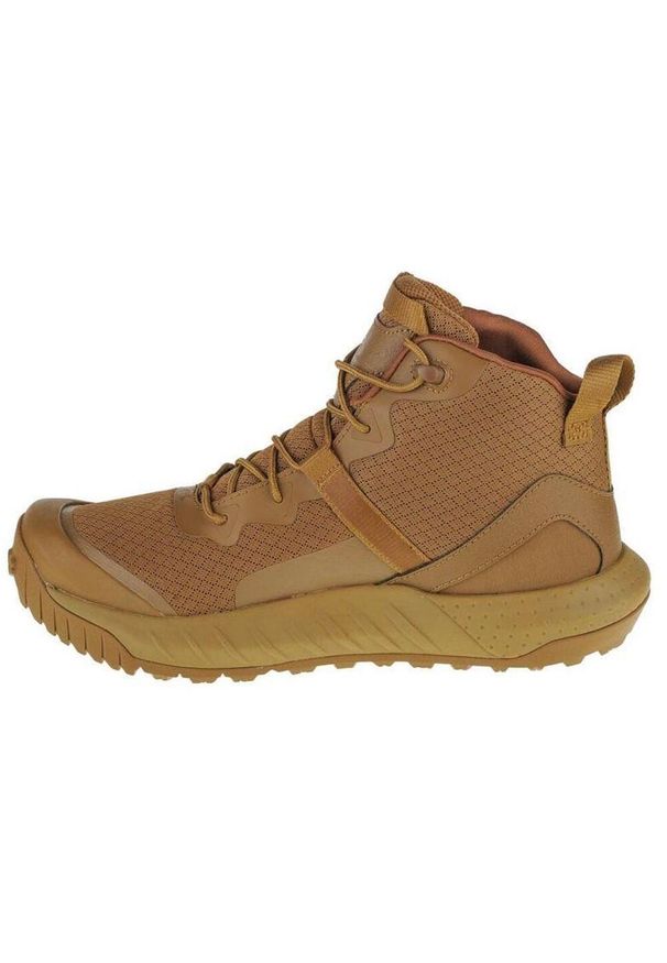 Under Armour - Męskie Buty Micro G Valsetz Mid. Kolor: brązowy. Sport: turystyka piesza