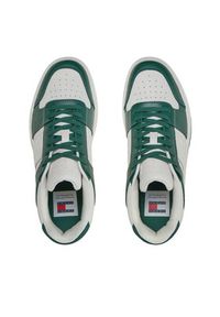 Tommy Jeans Sneakersy Tjm Leather Cupsole 2.0 EM0EM01352 Zielony. Kolor: zielony. Materiał: skóra #3
